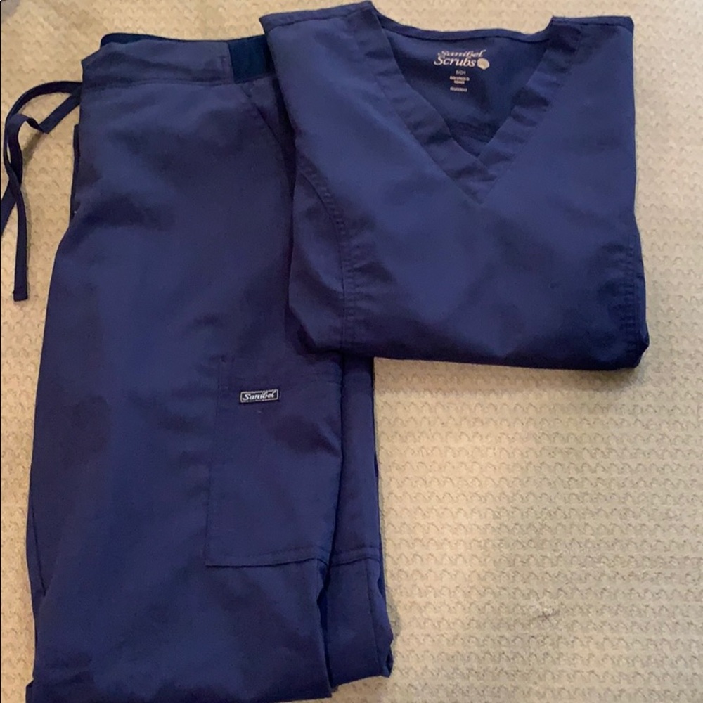 Sanibel Scrubs Navy set